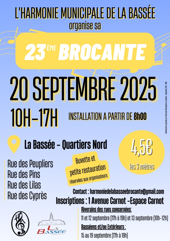 Brocante de l'Harmonie Municipale